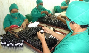 Fabricación de medicamentos naturales.