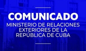 Comunicado del Ministerio de Relaciones Exteriores