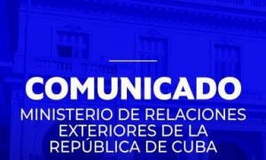 Comunicado del Ministerio de Relaciones Exteriores