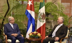 Díaz Canel y López Obrador