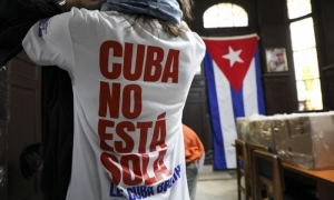 Donación de insumos médicos para hospitales en Cuba. FOTO: RICARDO LÓPEZ HEVIA