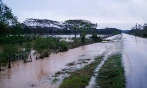 recidas de ríos por intensas lluvias en el oriente cubano