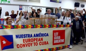 arribo de nuevos grupos del Convoy Nuestra América