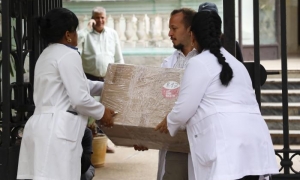 En el caso de salud los donativos se entregan directamente en las instituciones.