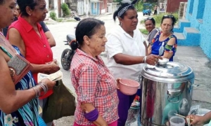 El vínculo y la ayuda a los más vulnerables, constituye un principio de los trabajadores del Comercio y la Gastronomía.