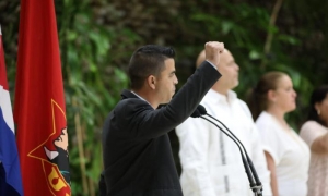 Acto de condecoraciones a jóvenes