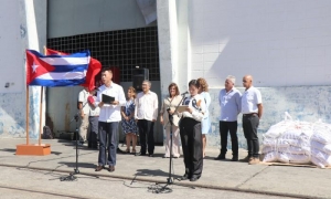 Cuba recibe 15 600 toneladas de arroz donadas por China