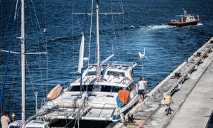 veleros del convoy solidario Nuestra América
