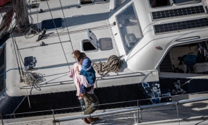 veleros del convoy solidario Nuestra América