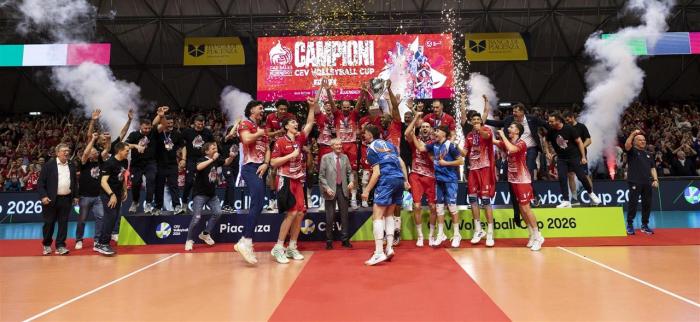 Los cubanos contribuyeron al primer título europeo del Piacenza. 