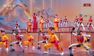 Exhibición de robots humanoides en la Gala de Año Nuevo Chino.