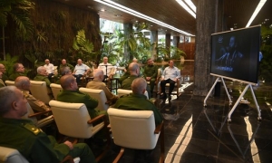 Encuentro de Díaz-Canel con Combatientes