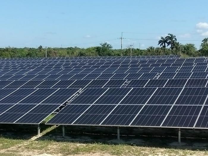 parque solar en Ciego de Ávila