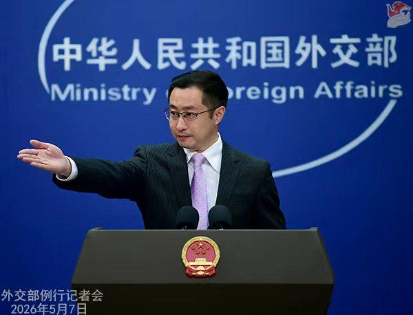 Lin Jian, portavoz del Ministerio de Relaciones Exteriores de la República Popular China. 