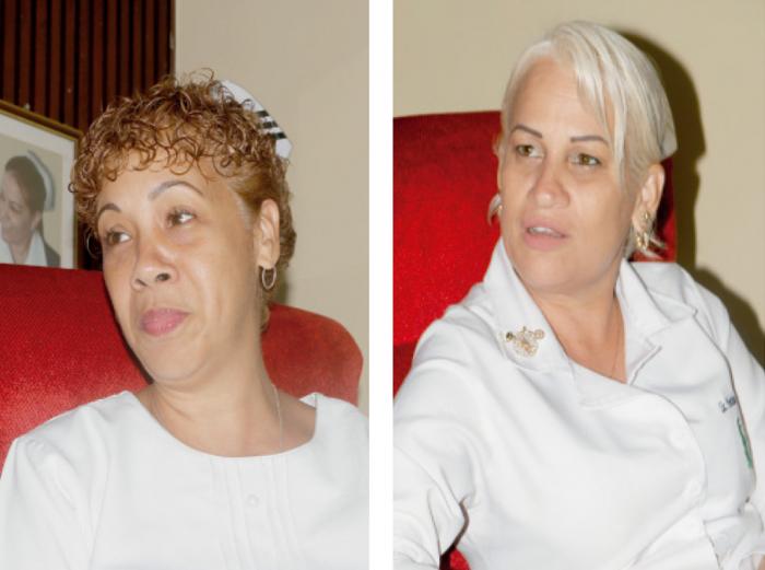 Ruth Monier Molina y Yurizan Betancourt Curbelo. FOTOS: TAHIMI MARTINEZ TOLEDO