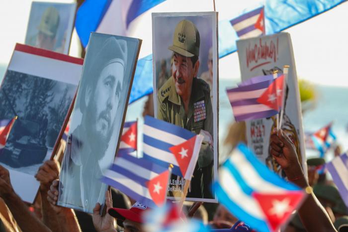 Tribuna Antimperialista, acto de apoyo al lider historico Raul Castro Ruz frente a las calumnias de la administracion de Trump