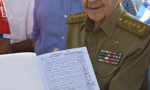 Raúl en el Primero de Mayo