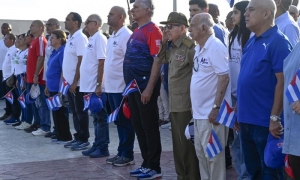 Raúl en el Primero de Mayo