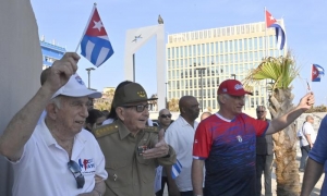 Raúl en el Primero de Mayo