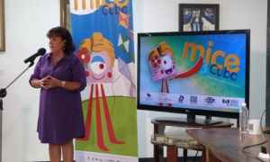 Ivonne Sánchez, directora en Cuba de la Muestra Internacional de Cine Educativo.