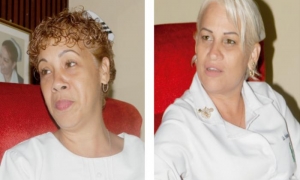 Ruth Monier Molina y Yurizan Betancourt Curbelo. FOTOS: TAHIMI MARTINEZ TOLEDO