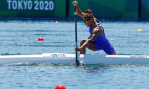 Yarisleidis Cirilo dominó su heat clasificatorio en el certamen individual de la velocidad.