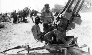 Cuatro bocas antiaéreas de la Base Granma que combatieron en Playa Girón.