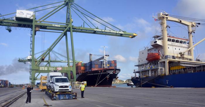 Terminal de contenedores de la Zona Especial del Mariel.