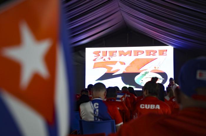Acto por el 26 de Julio de la delegación cubana en Santo Domingo