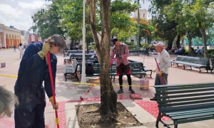 Diversas acciones de embellecimiento han tenido lugar en el centro histórico de la urbe.
