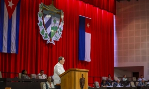 Septimo periódo ordinario de sesiones de la ANPP en su X legislatura, presidida por el Presidente Miguel Díaz Canel Bermúdez, en el Palacio de Convenciones, Leydis María Labrador, Diputada