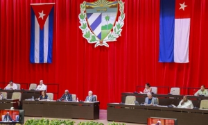 Septimo periódo ordinario de sesiones de la ANPP en su X legislatura, presidida por el Presidente Miguel Díaz Canel Bermúdez, en el Palacio de Convenciones, Leydis María Labrador, Diputada