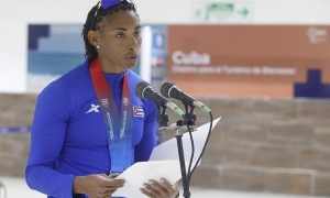 Yarisleidis Cirilo resaltó el acompañamiento del pueblo en los resultados de los Centroamericanos.