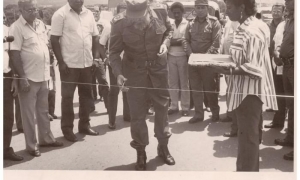 Fidel en Santiago de Cuba