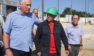 recorrido Díaz Canel 