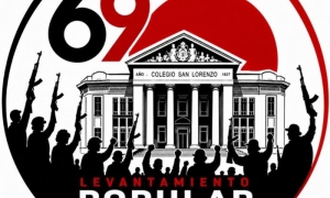 Logotipo oficial por el aniversario 69 del levantamiento popular armado del 5 de Septiembre de 1957 en Cienfuegos.