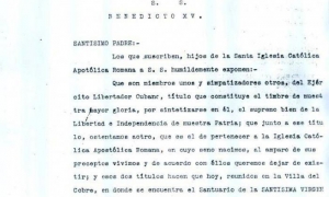 La virgen de los mambises y del pueblo cubano