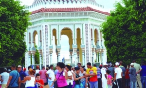 Glorieta del parque Carlos Manuel de Céspedes en Manzanillo, provincia de Granma.