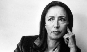 La periodista italiana Oriana Fallaci. Foto tomada de El comercio, Perú. 