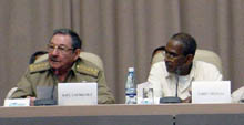 Preside Raul Castro, Segundo Secretario del Comit Central del Partido Comunista de Cuba y Ministro de las FAR, la II Conferencia Nacional de la Asociacin de Combatientes de la Revolucin Cubana. Foto: JUVENAL BALN