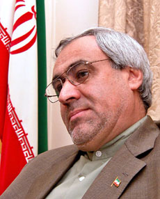 Embajador de la Rep�blica Isl�mica de Ir�n, Ahmad Esdrisan.
