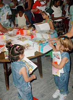 Los m�s peque�os, protagonistas de esta fiesta de la cultura nacional.