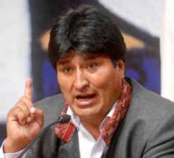Presidente de Bolivia, Evo Morales.