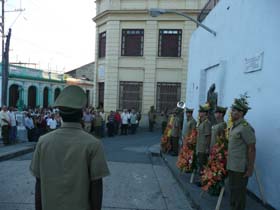 El pueblo se congreg� en el Museo de la Lucha Clandestina para conmemorar la �pica haza�a en apoyo al desembarco del yate Granma.