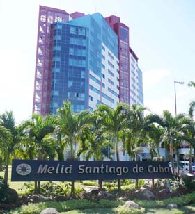 Hotel Meli� Santiago, sede de las conversaciones oficiales de la Cumbre.