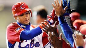 Yulieski Gourriel fue el jugador ms destacado por el equipo cubano.