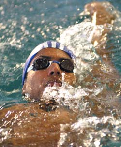 Pedro Medel estableci rcord para la competencia. Foto: Ricardo Lpez Hevia.