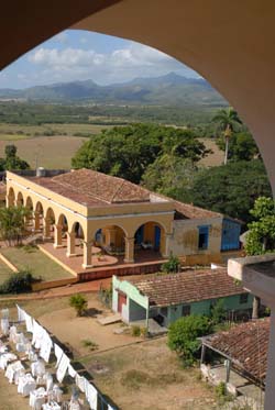 Vista del Valle tomada desde lo alto de la torre de Manaca Iznaga. Fotos: Oscar Alfonso