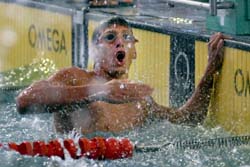 Garca celebrando su segundo xito. Foto: Ricardo Lpez Hevia