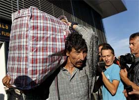 Uno de los miles de gitanos desplazados y en la extrema pobreza. 